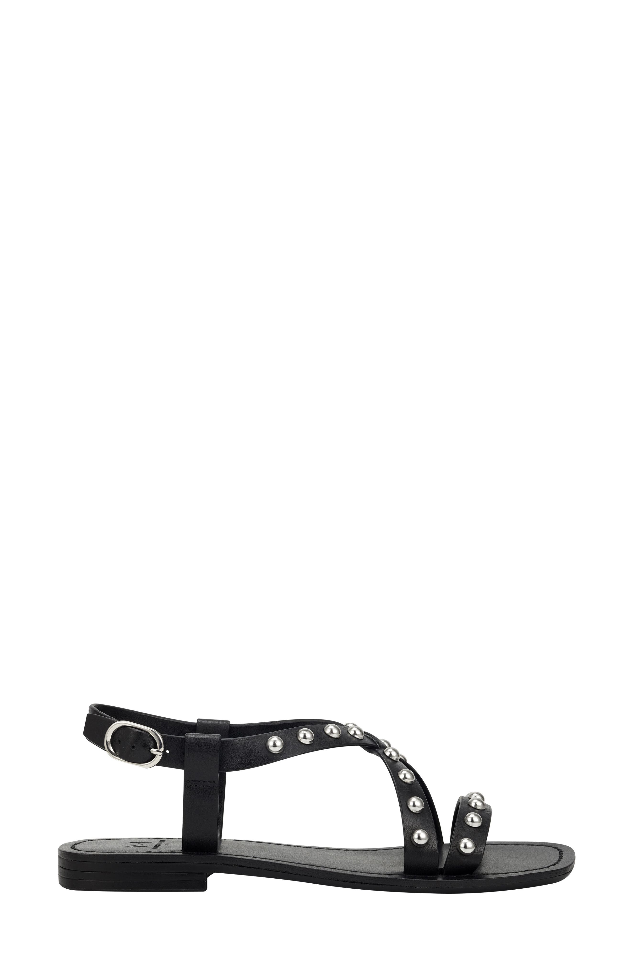Fianna Sandal, Alternate, color, BLACK LEATHER