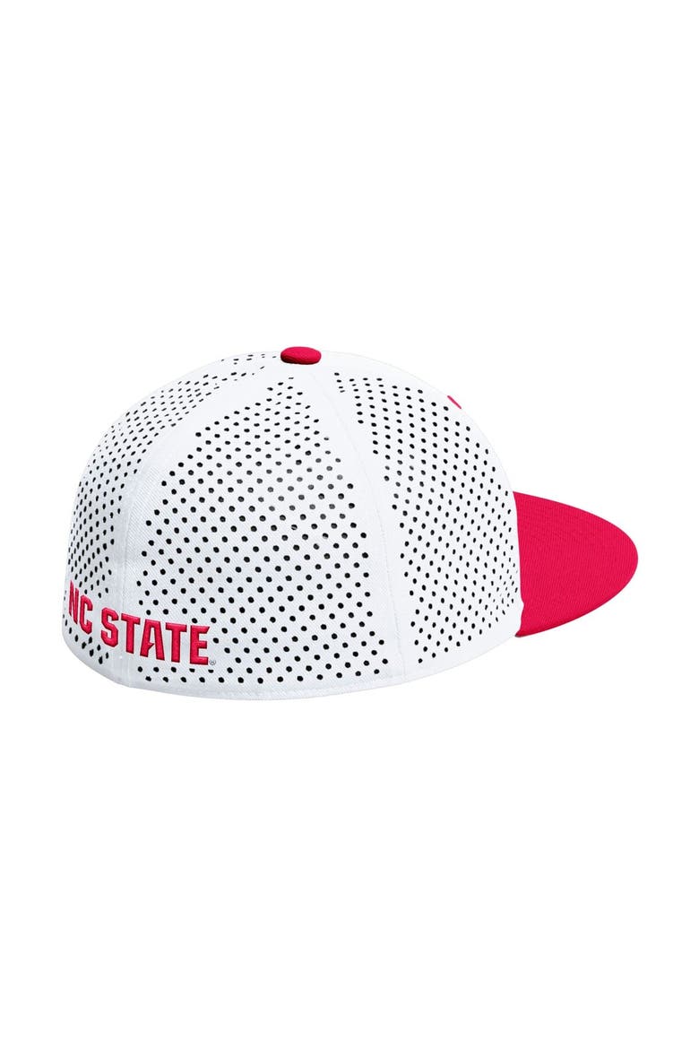 Men's adidas  White NC State Wolfpack On-Field Fitted Baseball Hat, Alternate, color, White