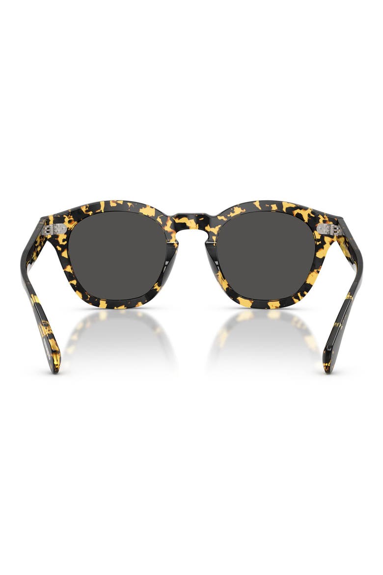 Boudreau La 48mm Round Sunglasses, Alternate, color, TOKYO TORTOISE / GREY