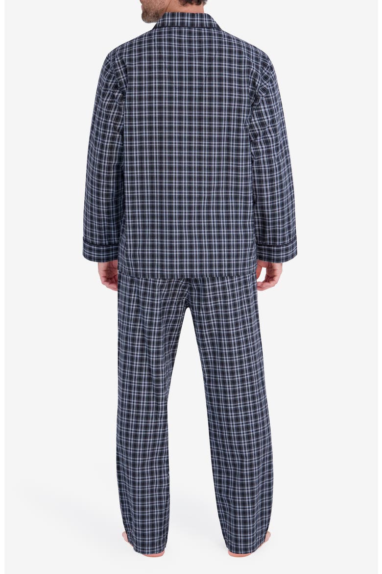 Plaid Woven Pajamas, Alternate, color, BLACK PLAID