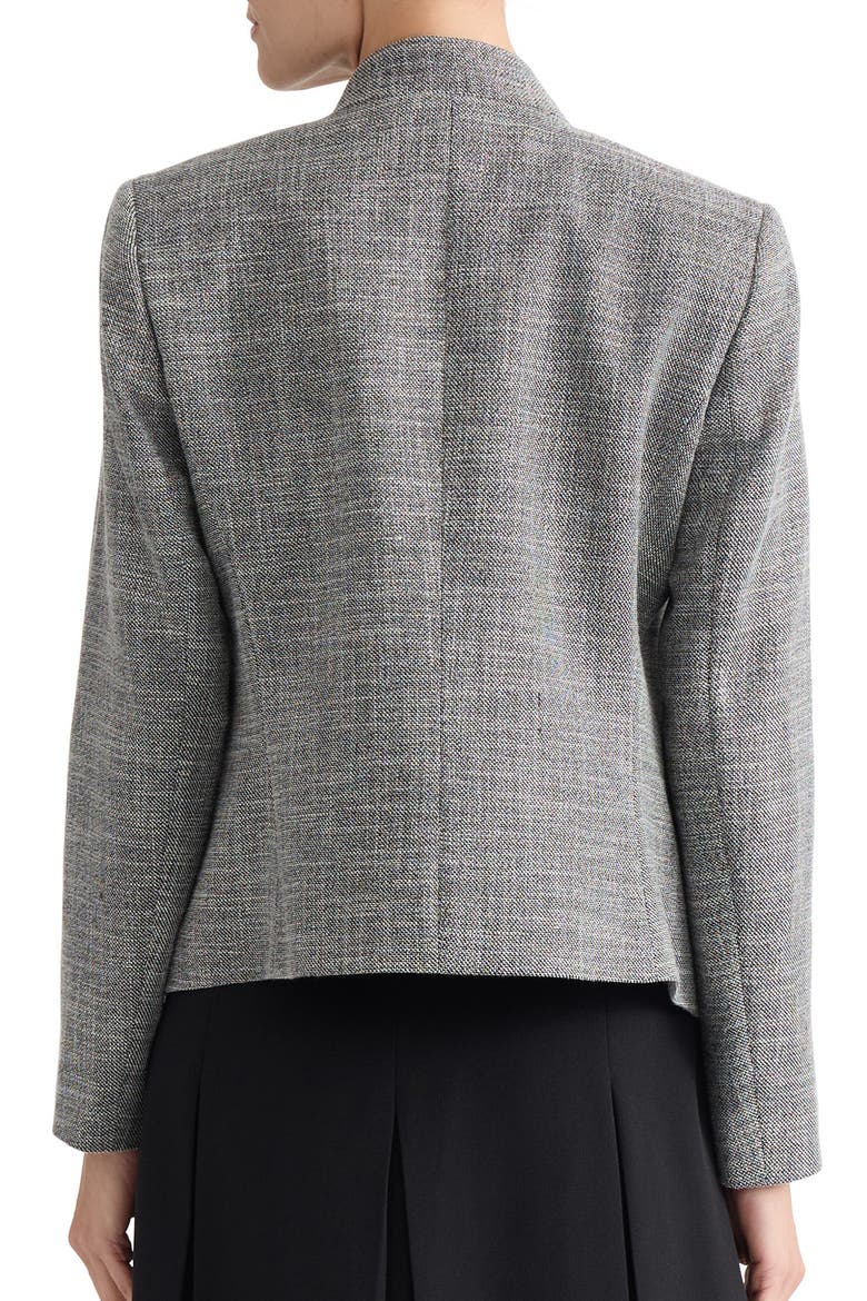 Tweed Jacket, Alternate, color, BLACK/ VANILLA ICE
