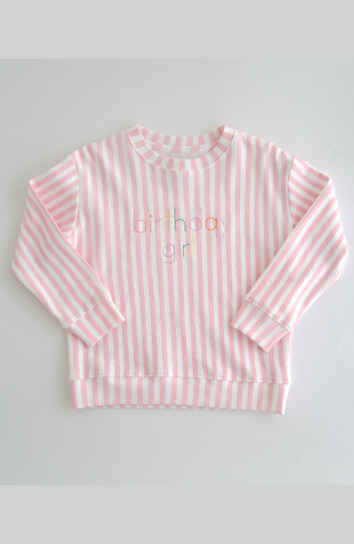 Little Paper Kids Lane Lightweight Pullover In Pink