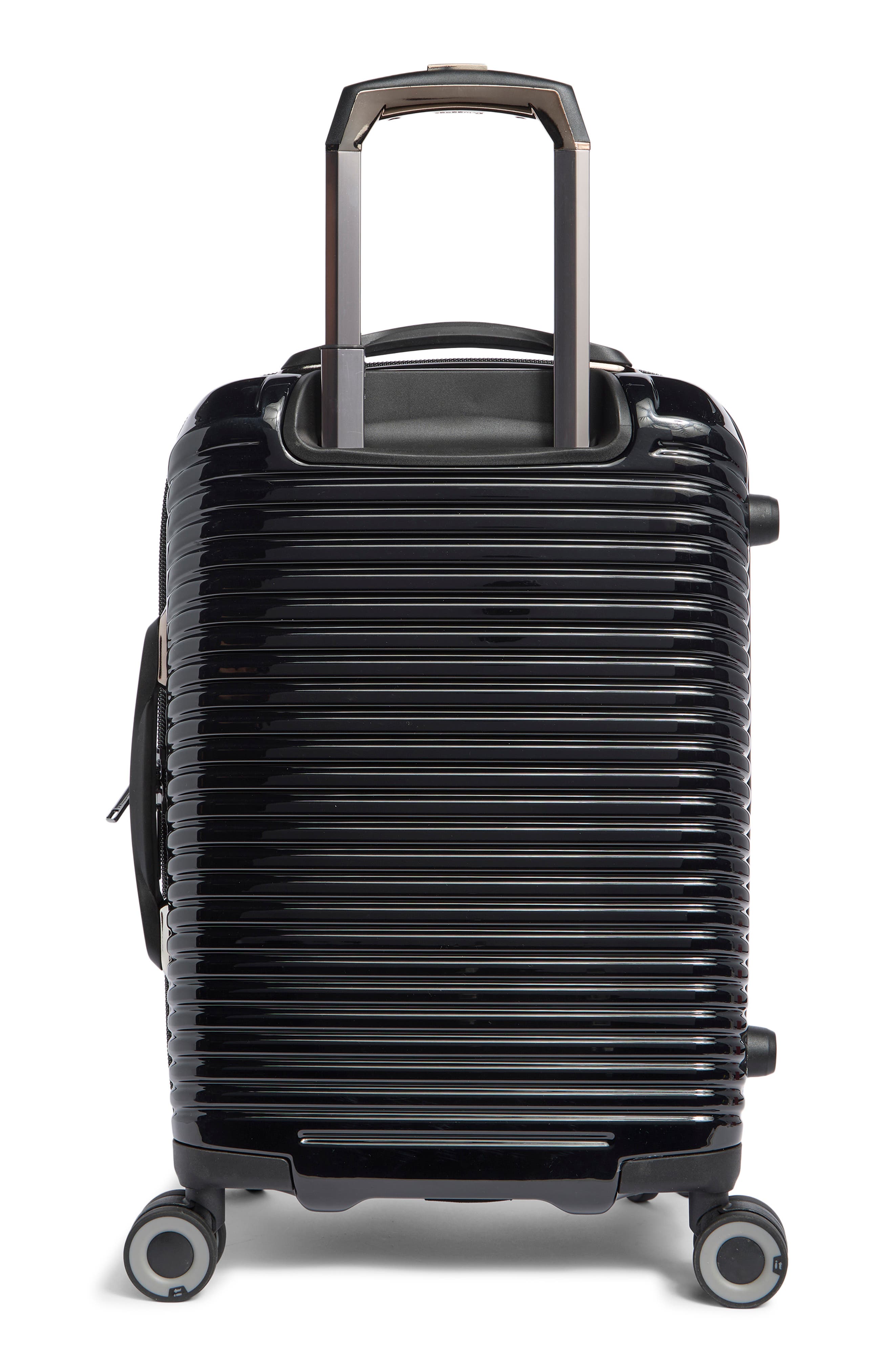 IT LUGGAGE Traversed 21-Inch Spinner Carry-On Luggage, Alternate, color, Black