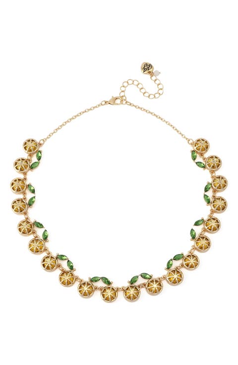 Lemon Collar Necklace