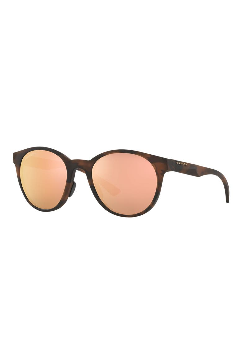 Spindrift 52mm Prizm™ Mirrored Round Sunglasses, Alternate, color, BROWN TORT
