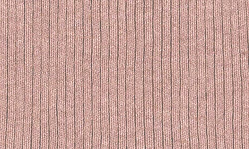 Maniere Manière Rib Long Sleeve T-shirt In Mauve