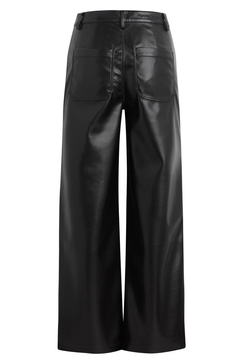 The Mischa Super High Waist Wide Leg Pants, Alternate, color, RAVEN