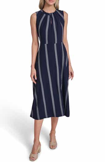Calvin Klein Stripe Midi Dress