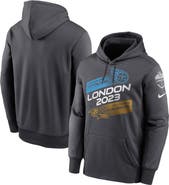 Nike Men's Nike Anthracite Tennessee Titans vs. Baltimore Ravens 2023 London Game Pullover Hoodie