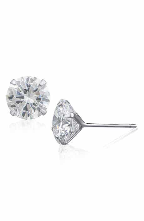 JARDIN Martini Cubic Zirconia Stud Earrings