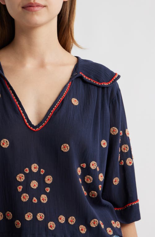 The Great . The Beaded Vintage Sailor Top