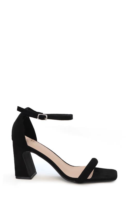 Yoki Selina Ankle Strap Sandal In Black