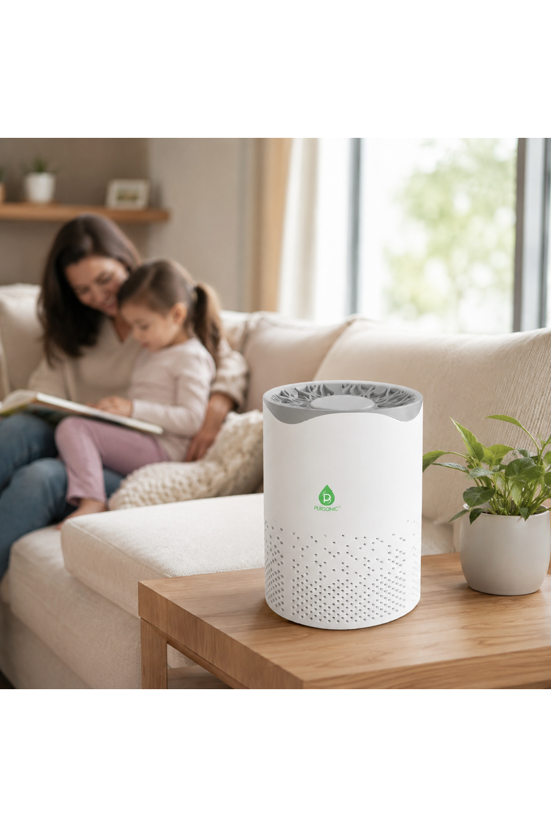 HEPA Air Purifier & Essential Oil Diffuser, Alternate, color, Multicolor