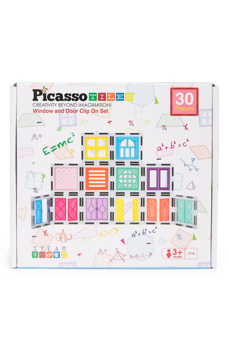 PICASSO TILES Magnetic Tiles 30-Piece Set, Main, color, 