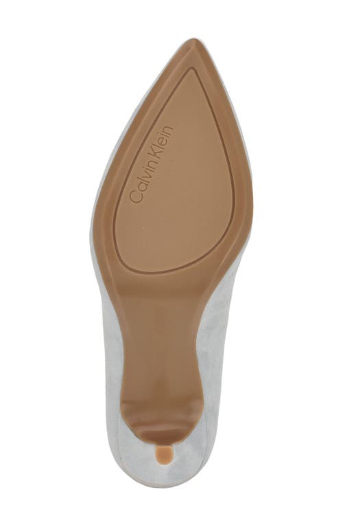 Calvin Klein Gayle Pump In Light Blue/light Blue