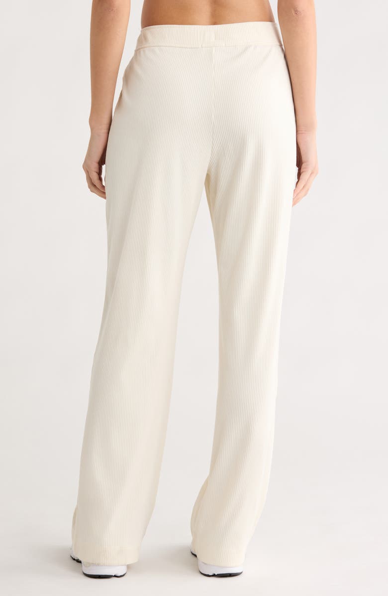 Beyond Yoga Breathe Easy Corduroy Drawstring Waist Pants, Alternate, color, Dove