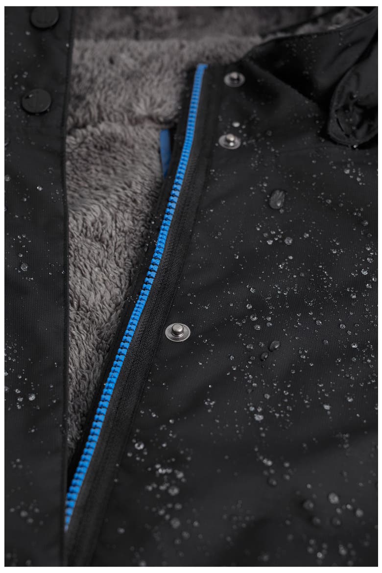 Janelle Waterproof Coat, Alternate, color, BLACK