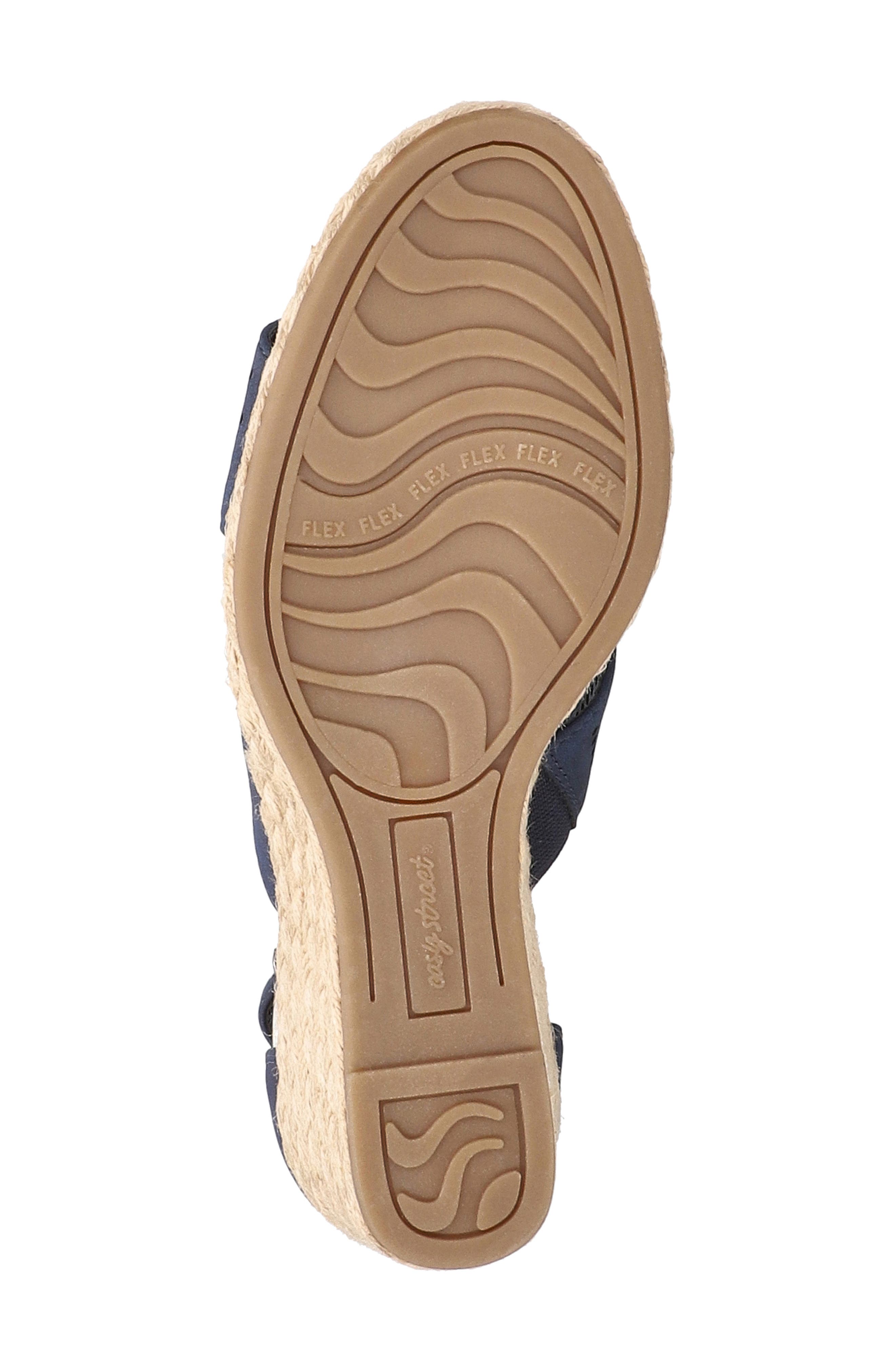 Tova Espadrille Platform Wedge Sandal, Alternate, color, NAVY