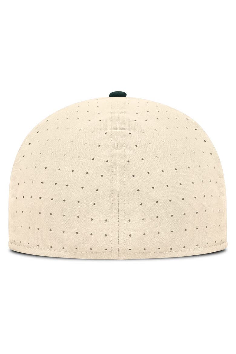 Men's Nike Natural Michigan State Spartans On-Field Dugout True Performance Fitted Hat, Alternate, color, Natural