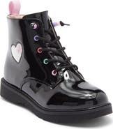 Harper Canyon Kids' Victorya Heart Combat Boot