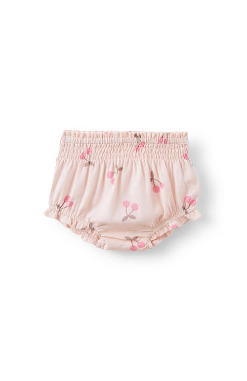 Shop Cotton On Kids Gigi Shirred Top And Bloomer Set In Pink Pearl Summer Cherries