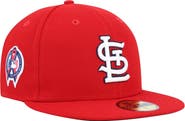New Era Men's New Era Red St. Louis Cardinals 9/11 Memorial Side Patch 59FIFTY Fitted Hat