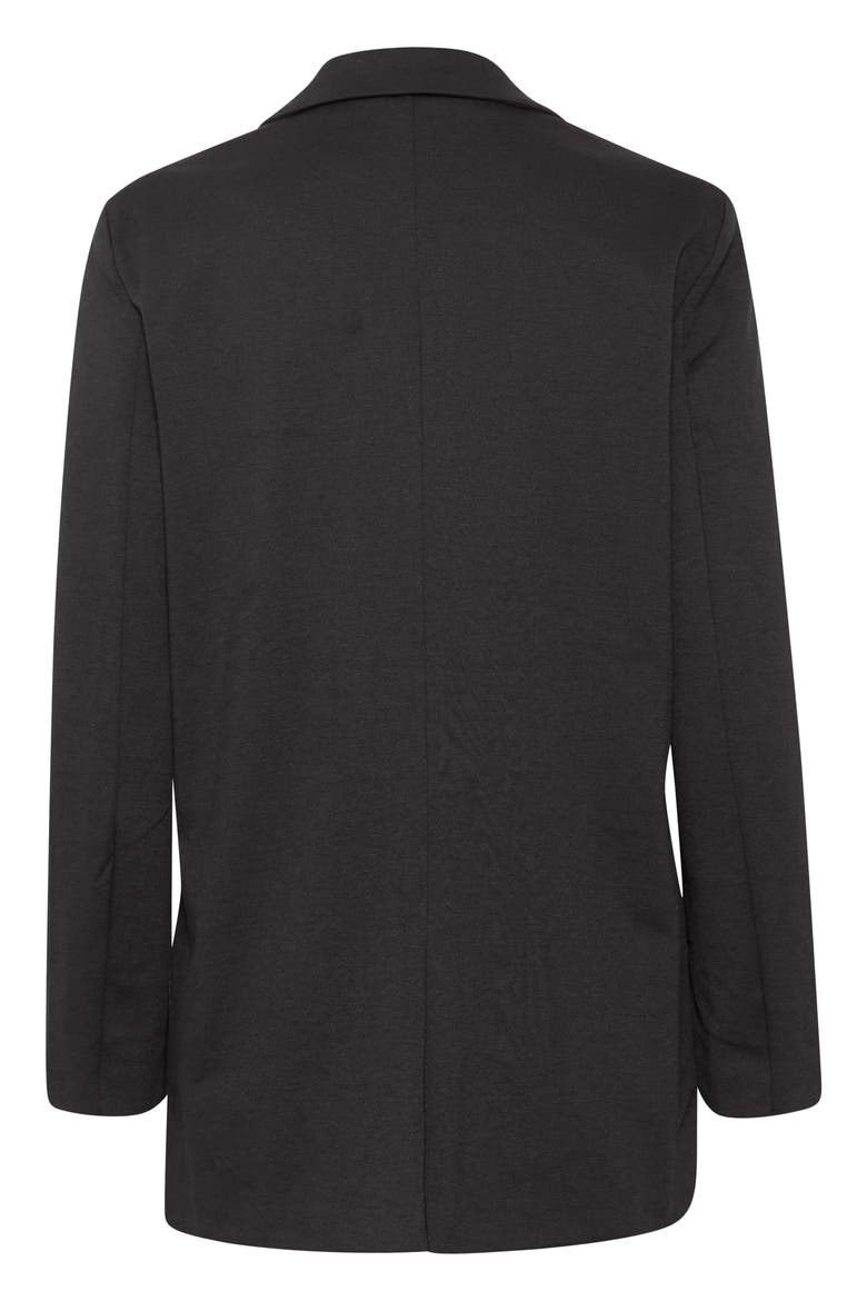 Oversize Notch Lapel Blazer, Alternate, color, BLACK