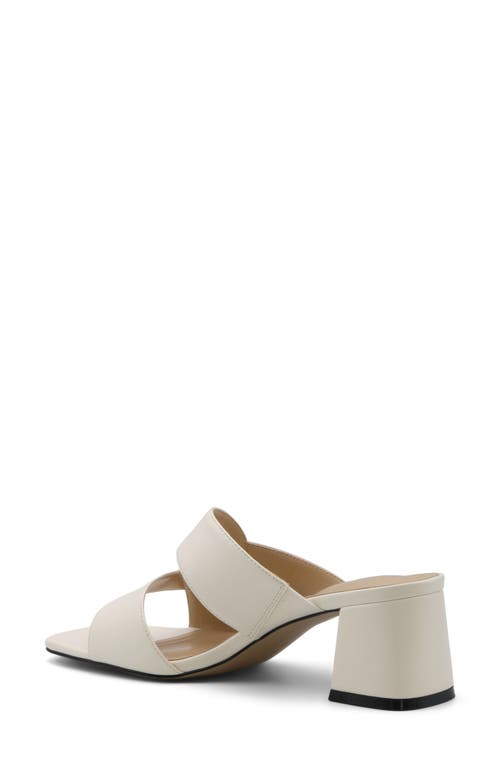 Adrienne Vittadini Tilda Block Heel Sandal In White