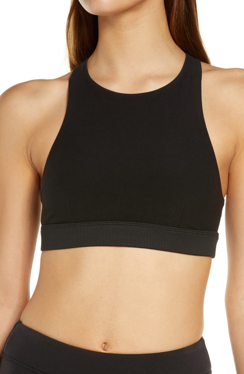 Alo Iconic '90s Alosoft Sports Bra, Main, color, 