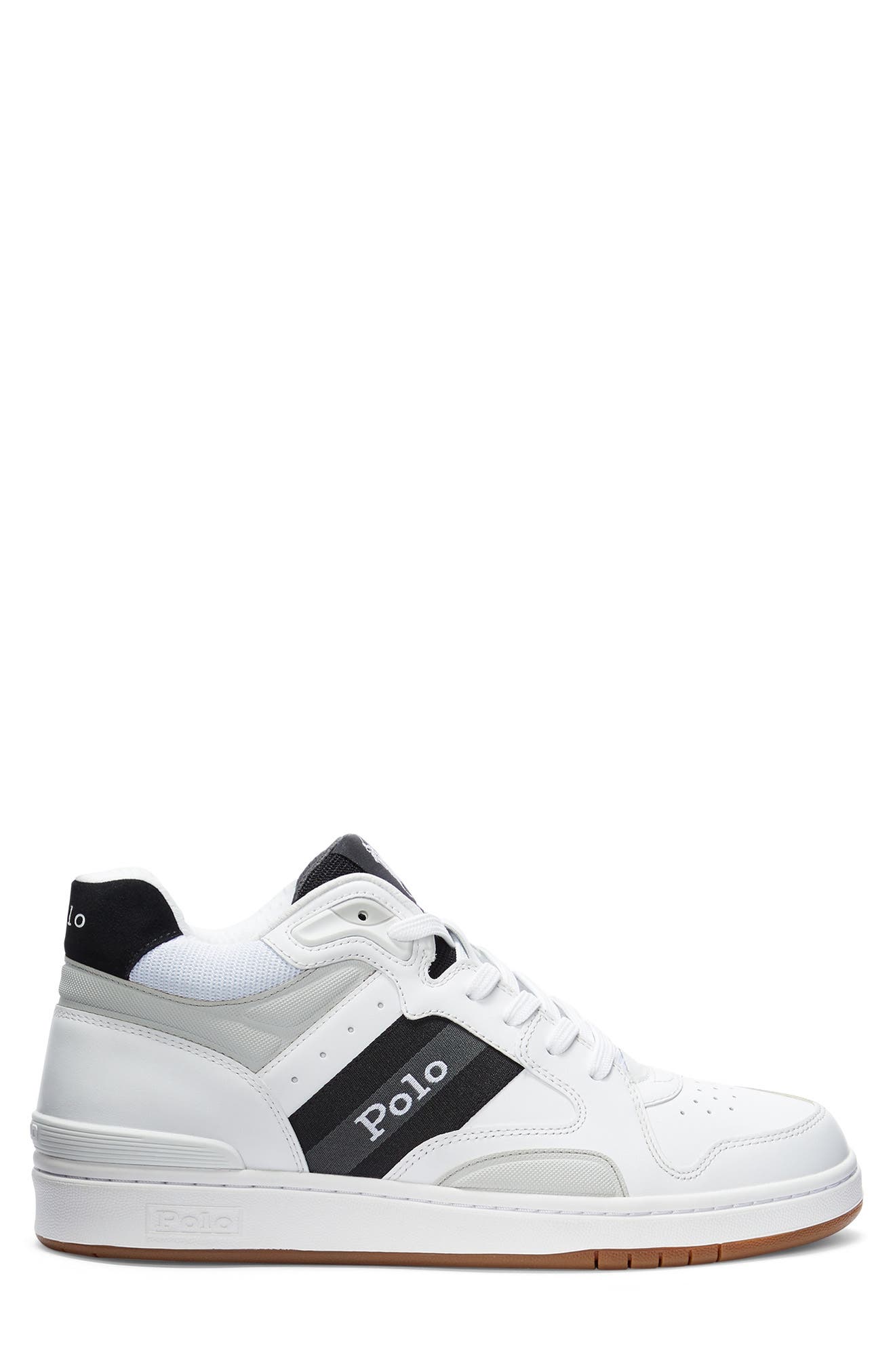 Polo Ralph Lauren Polo Court Mid Top Pro Sneaker, Alternate, color, 