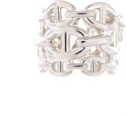 Pre-Owned Hermes Chaine d'Ancre Enchainee Ring Sterling Silver GM