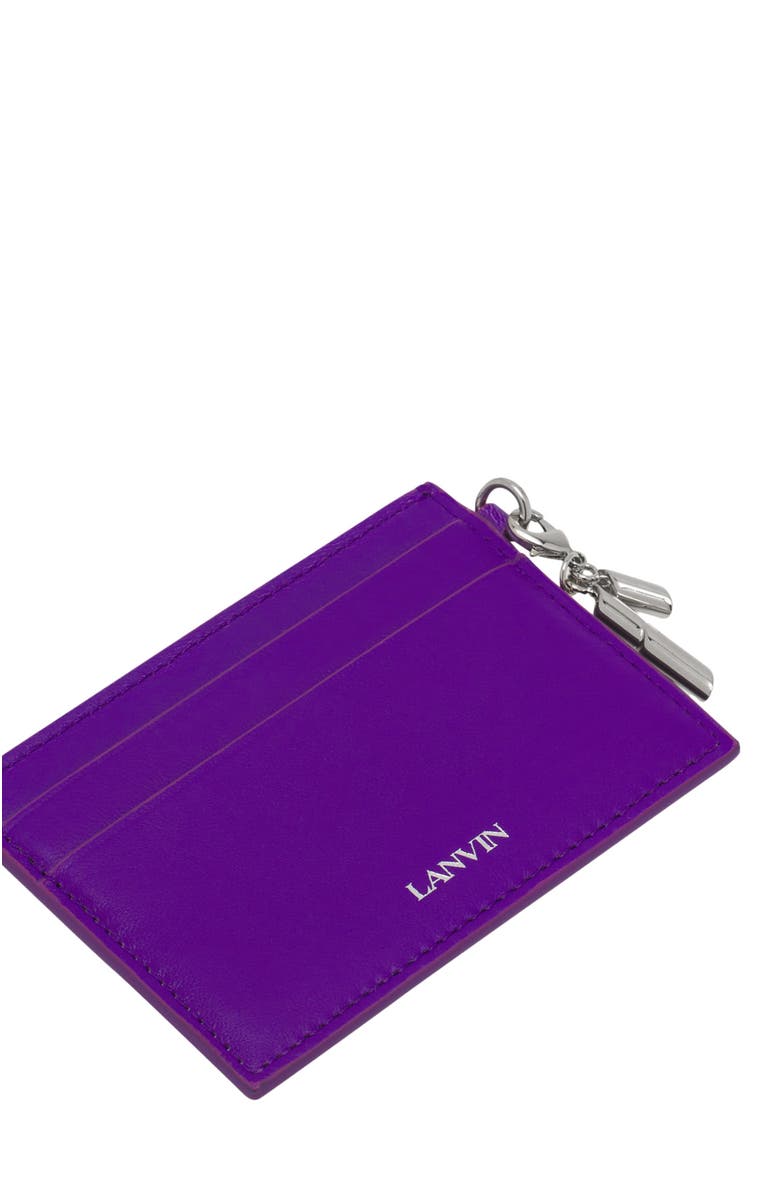 Lanvin Séquence Leather Cardholder, Alternate, color, 