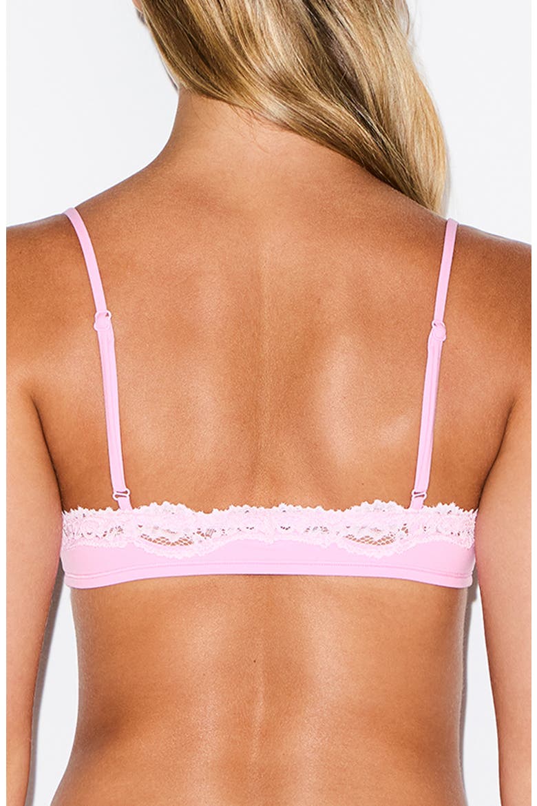 Fits Everybody Lace Scoop Bralette, Alternate, color, BUBBLEGUM TONAL
