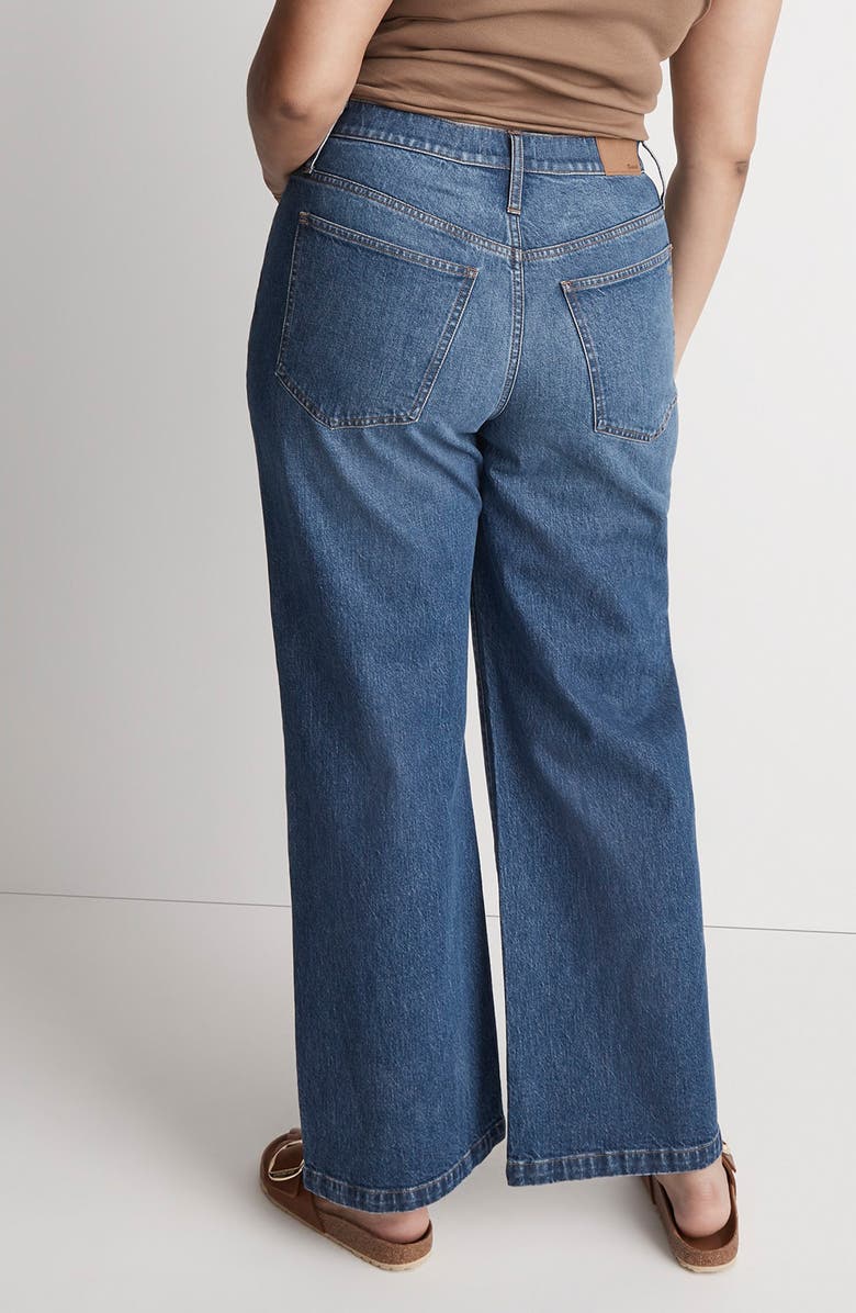 Madewell Perfect Wide Leg Jeans, Alternate, color,