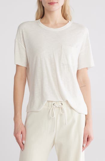 JAMES PERSE JAMES PERSE CREWNECK POCKET T-SHIRT