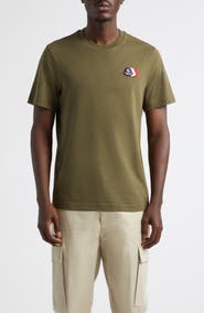 Moncler Tricolor Logo Patch T-Shirt