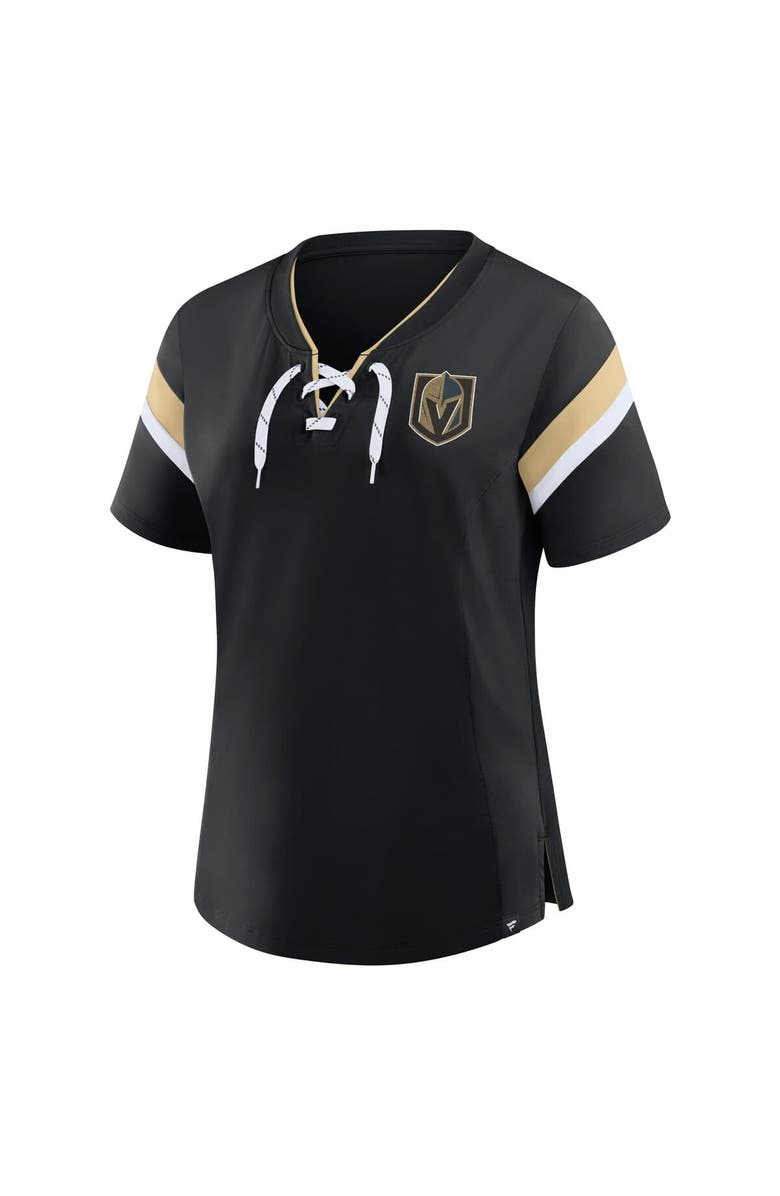 FANATICS Women's Fanatics Black Vegas Golden Knights Offside Athena T-Shirt, Alternate, color, Black
