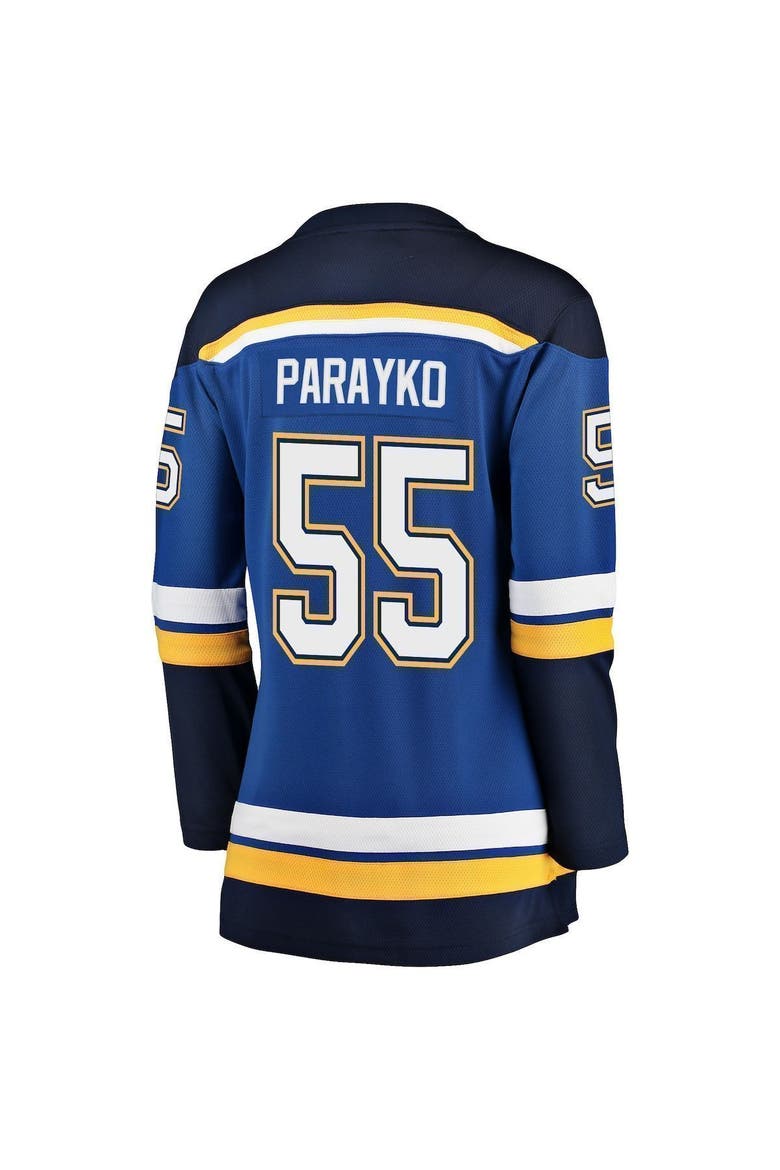 Women's Fanatics Branded Colton Parayko Blue St. Louis Blues Home Premier Breakaway Player Jersey, Alternate, color, BLUE