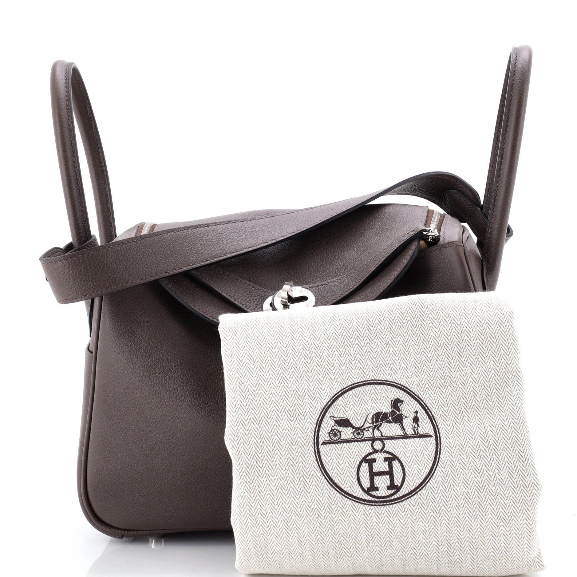 Pre-Owned Hermes Lindy Bag Evercolor 26, Alternate, color, Ecorce