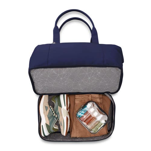 Samsonite Better Than Basic 2 Piece Set Drop Bottom Weekender & Outline Pro Carry On Luggage In Blue