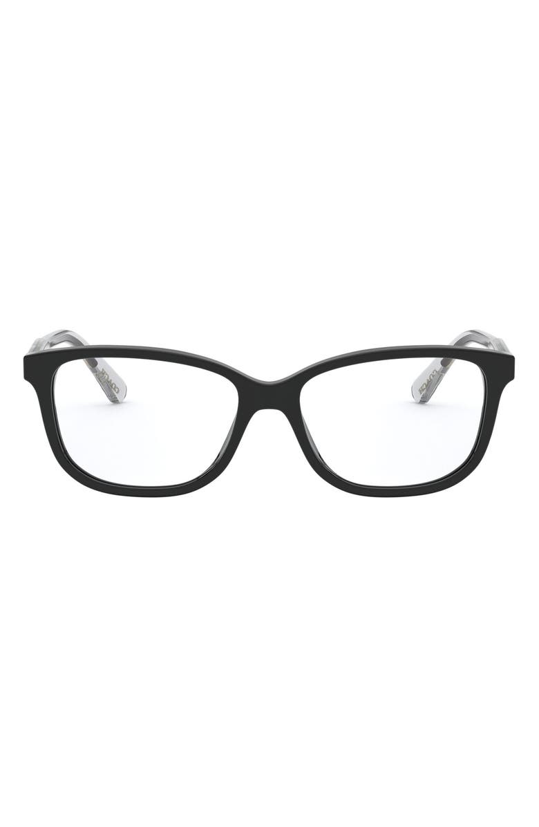 COACH 52mm Optical Eyeglasses, Main, color, 