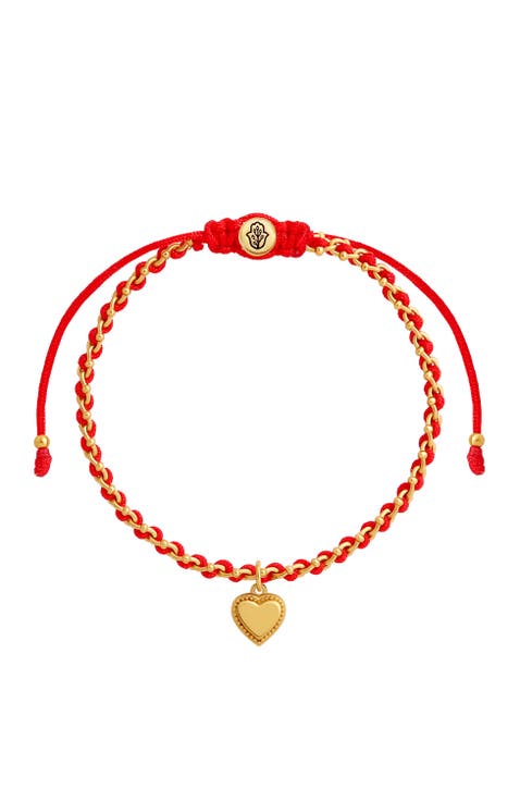 Infinite Love Red String Heart Bracelet