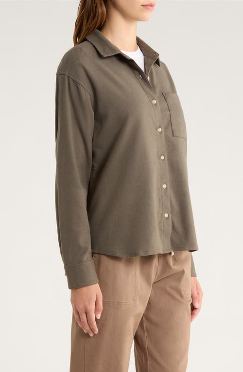 Free Fly Seawool Flannel Shirt In Green