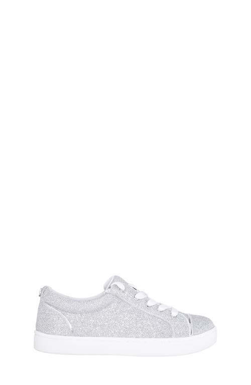 Nina Kids' Glitter Sneaker In Gray