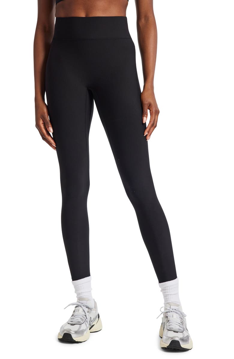 BANDIER Center Stage High Waist Rib Leggings, Main, color, 