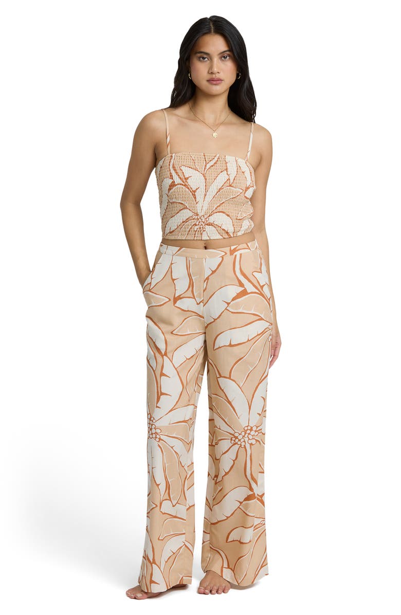 Billabong Tropic Breeze Crop Smock Top, Alternate, color, 