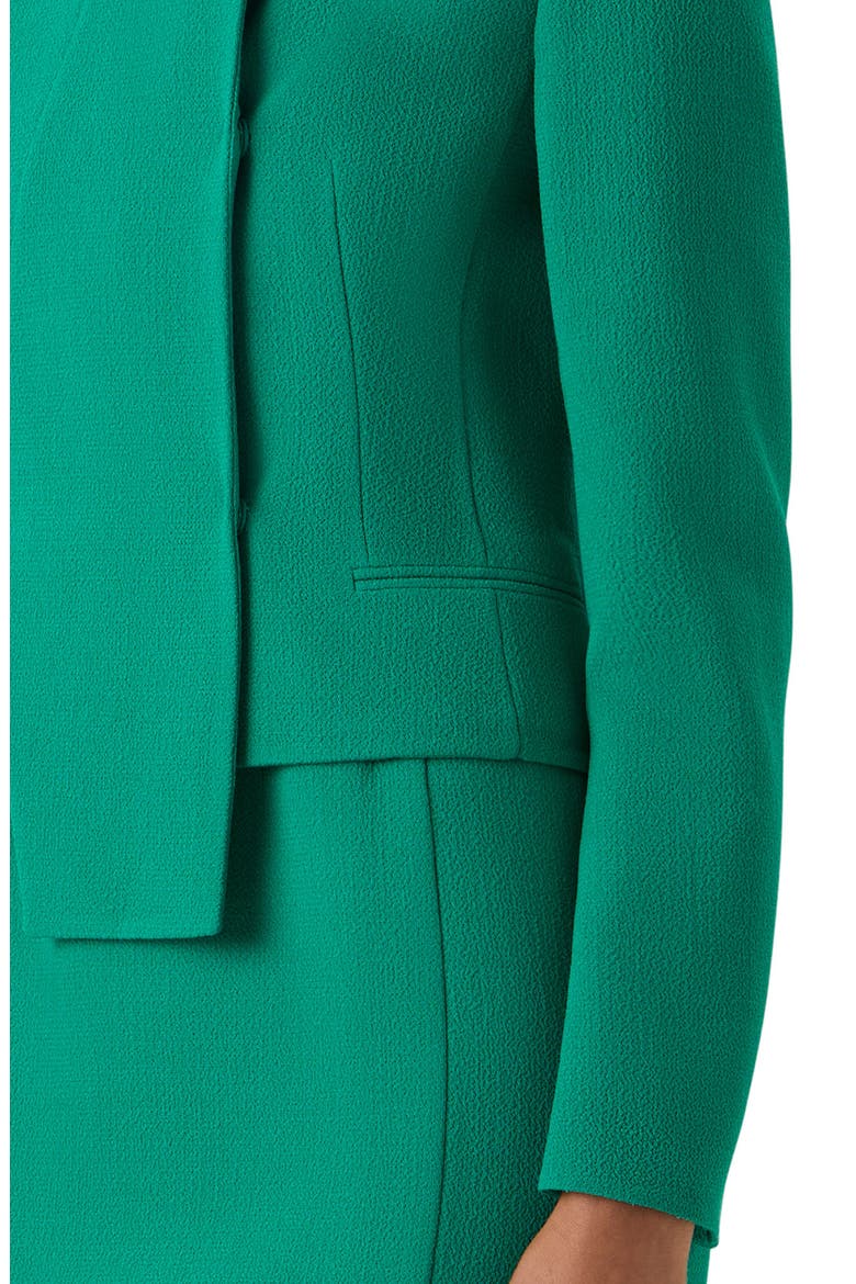 Hemilio Polygon Virgin Wool Crepe Jacket, Alternate, color, TOURMALINE