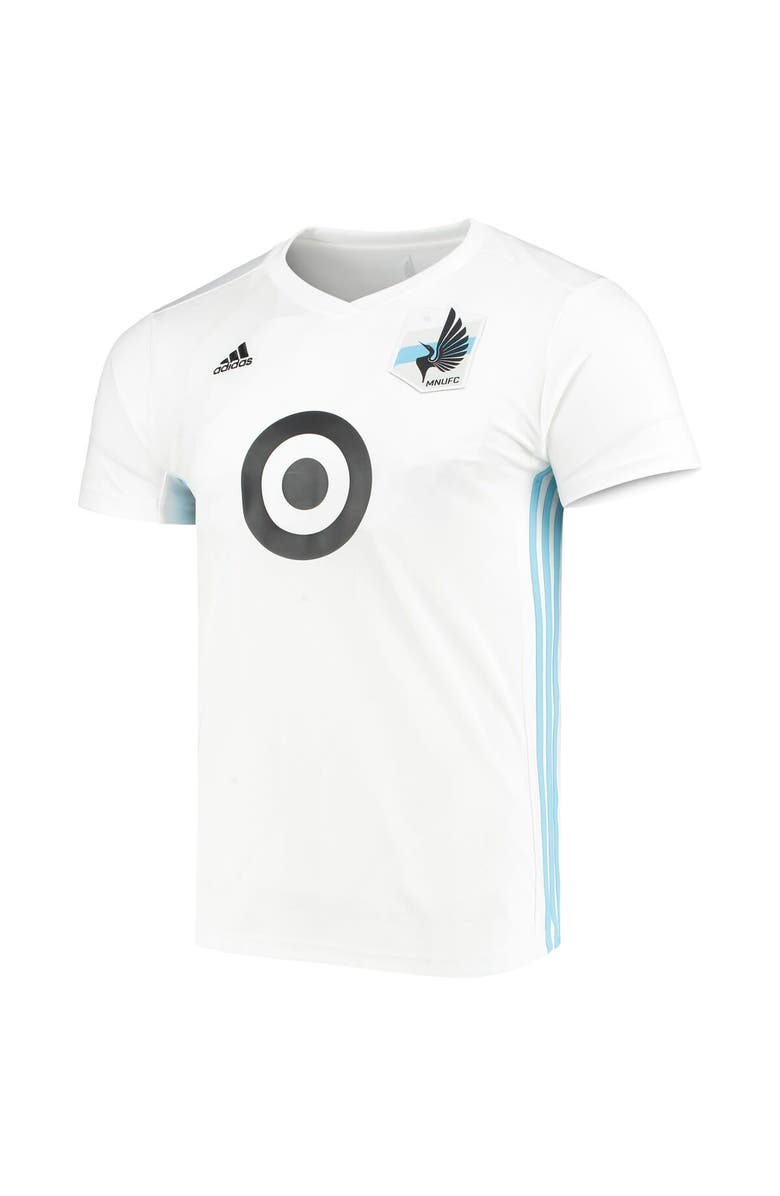 adidas Men's adidas White Minnesota United FC 2020/21 Drift Replica Jersey, Alternate, color, 
