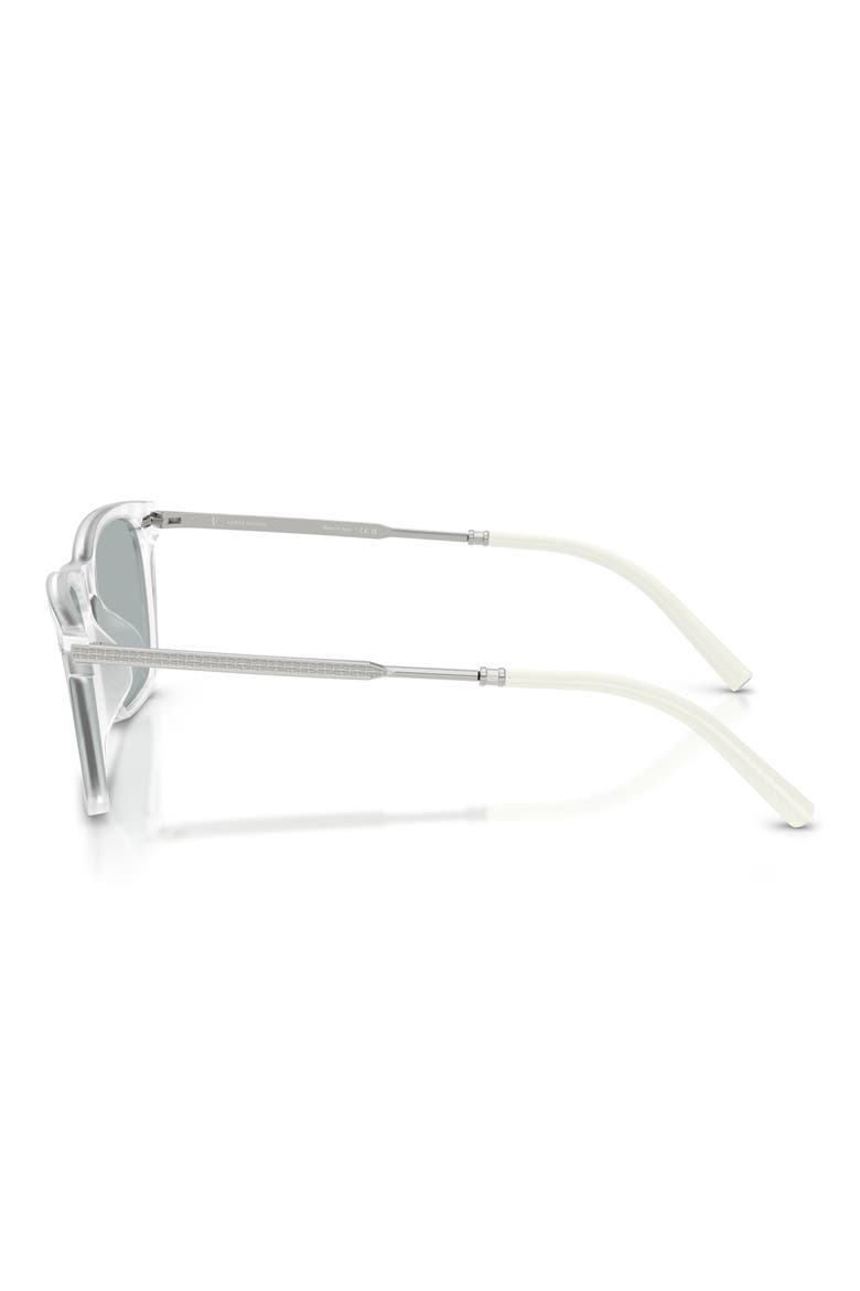 54mm Roger Federer R-19 Polarized Square Sunglasses, Alternate, color, SEMI-MATTE CRYSTAL / GREY