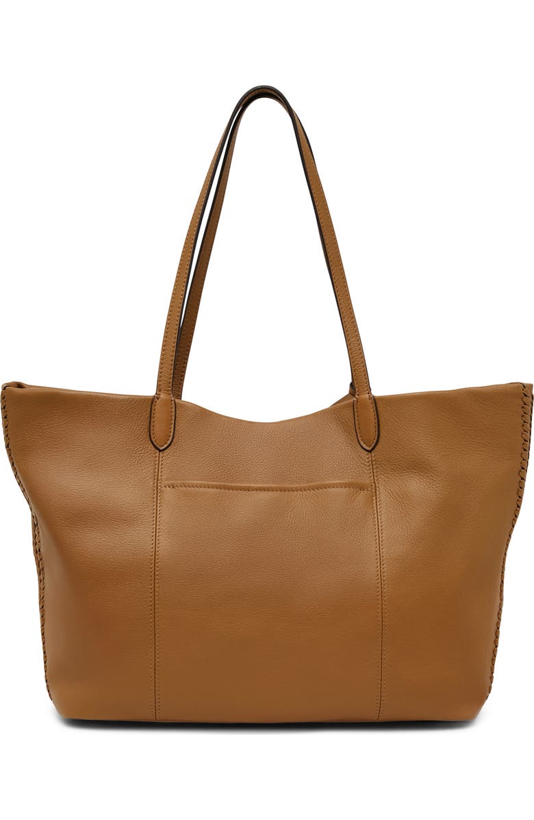 AIMEE All for Love Convertible Leather Shopper Bag, Alternate, color, Latte
